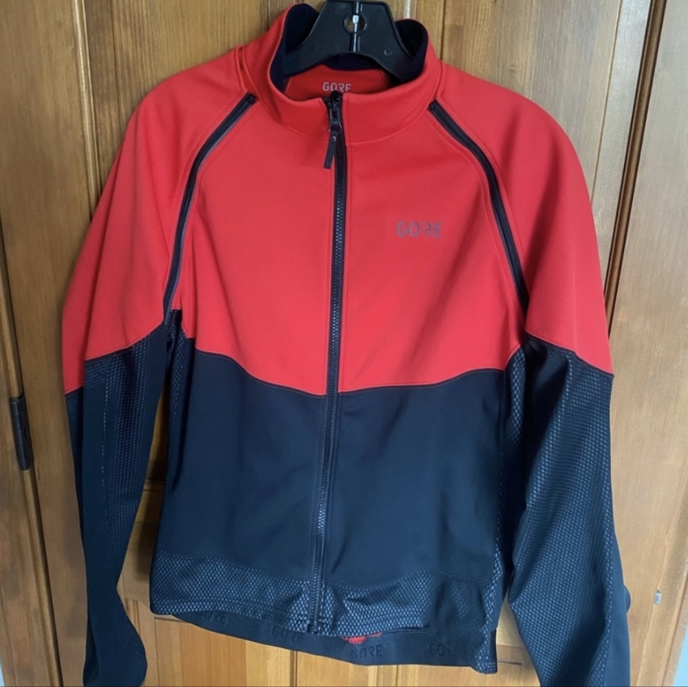 Men's Red and Black Performance Jacket